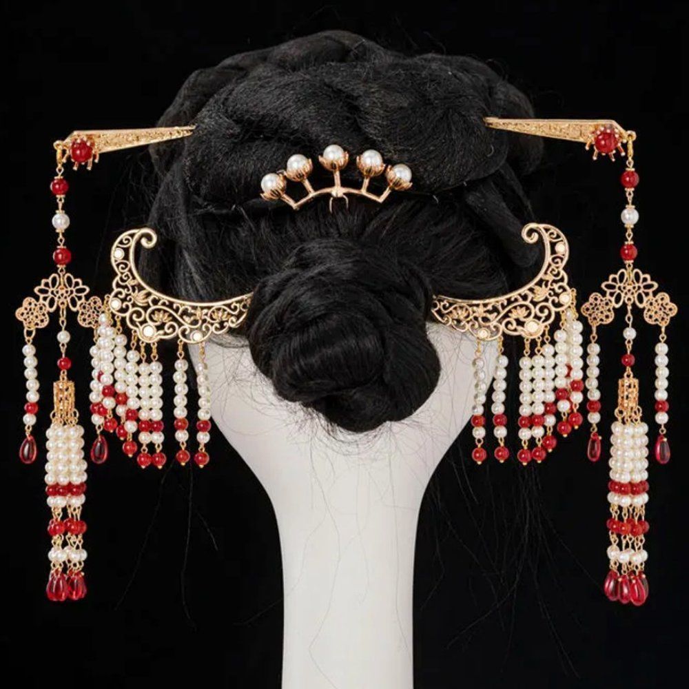 Days of Glory Hair Accessories Set | Headdress Hairpins Hair Sticks #327